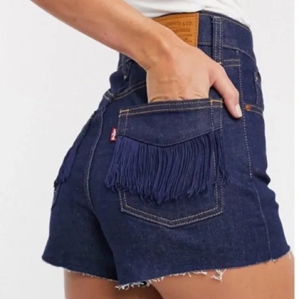 Levi Ribcage Fringe Shorts